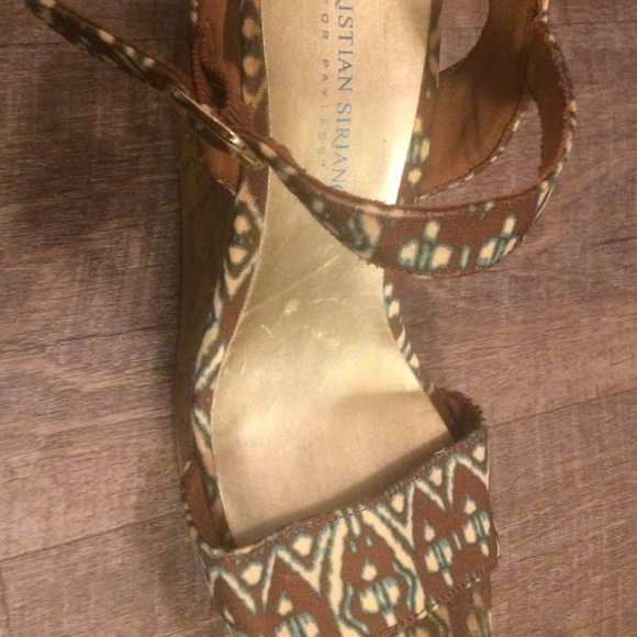 Christian Siriano Tribal pattern wedges - Picture 6 of 8